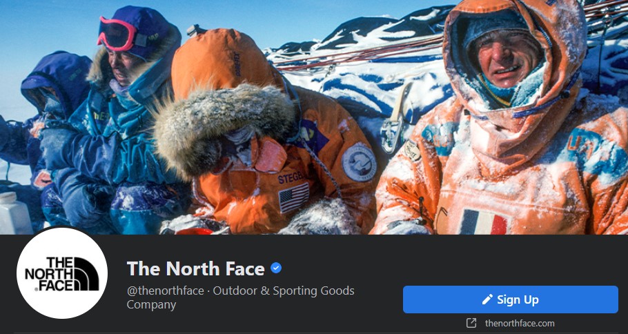 de north face facebook pagina